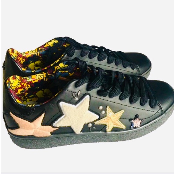 COACH Sneakers Star & Cloud Patches Black C… - Picture 6 of 11